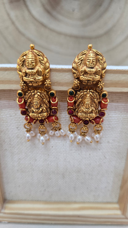 Coral earring