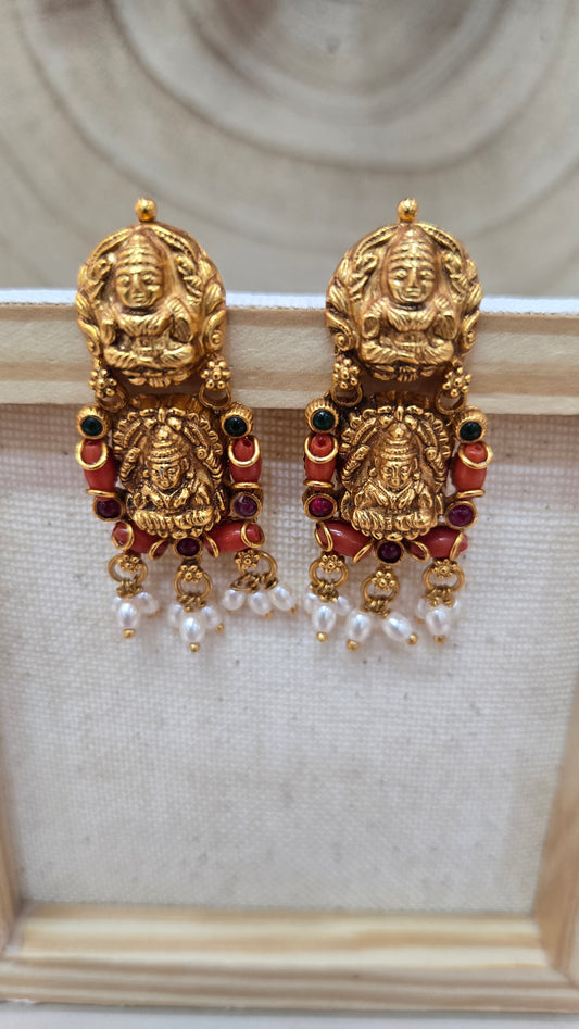 Coral earring